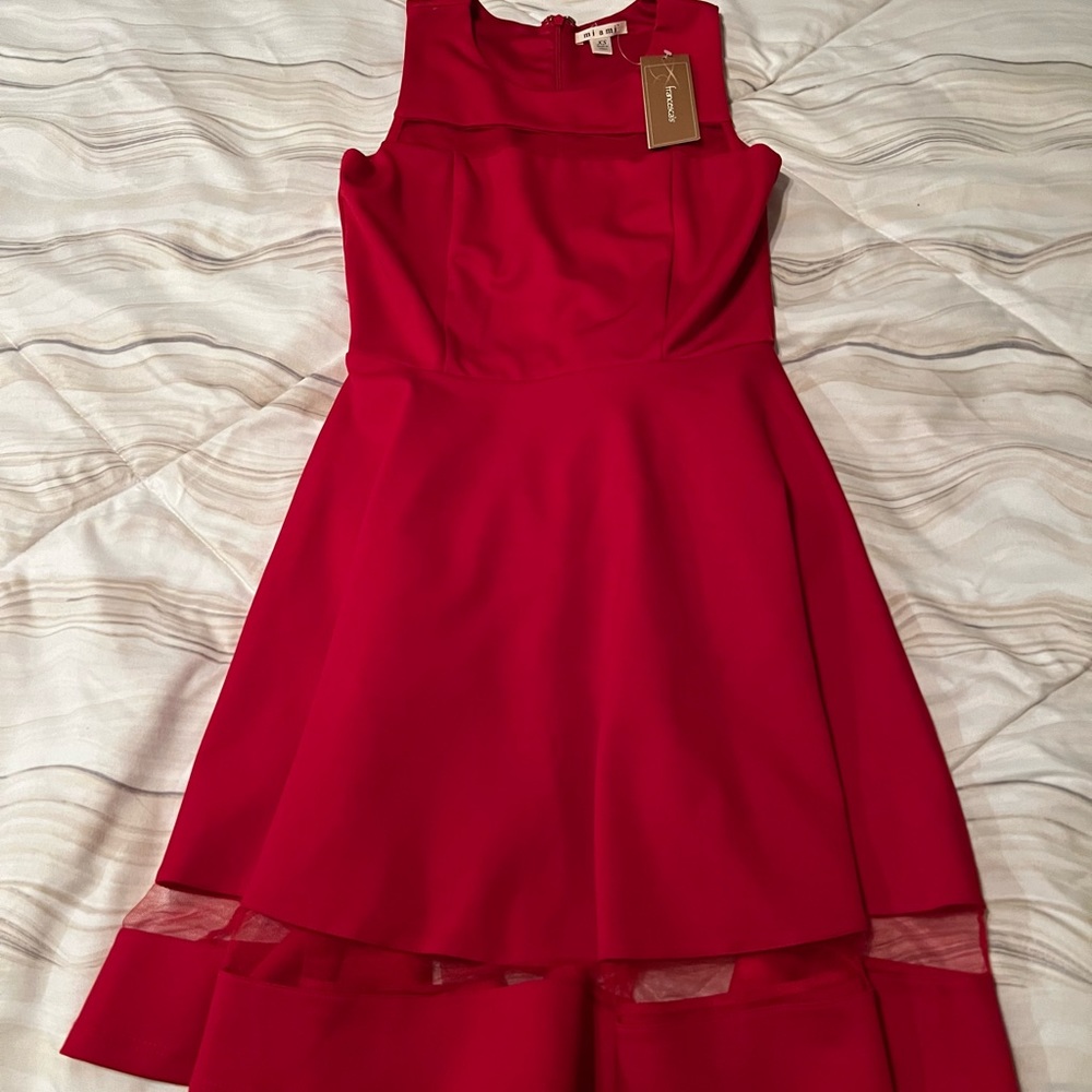 Red Francesca dress